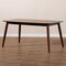 Baxton Studio Edna Mid-Century Walnut Finished Wood Dining Table 159-9549 - alternate 7